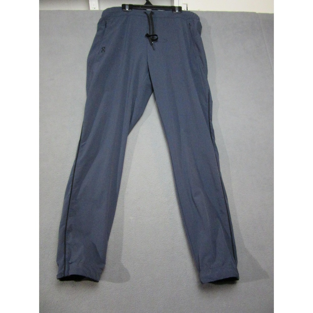 On Cloud Running Pants Womens XL Blue Jogger Zip Pockets Elastic Cuff Stretch